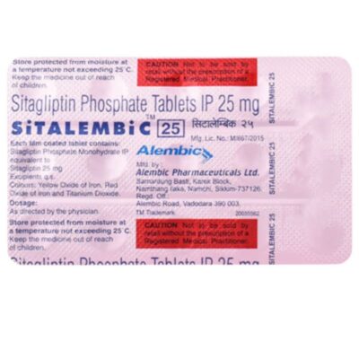 Sitalembic 25mg Tablet