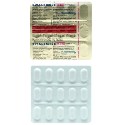 Sitalembic M 50mg/500mg Tablet