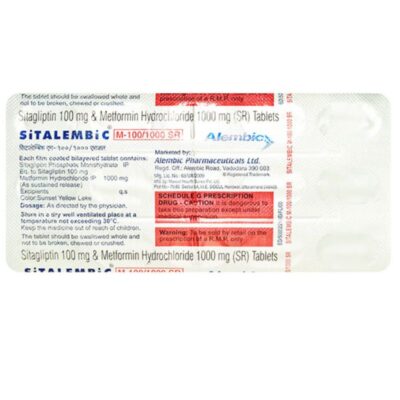 Sitalembic M 100/1000 SR Tablet