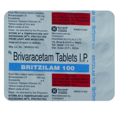 Briviact 100mg Tablet