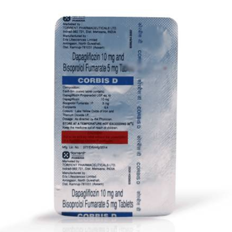 Corbis D 10mg/5mg Tablet