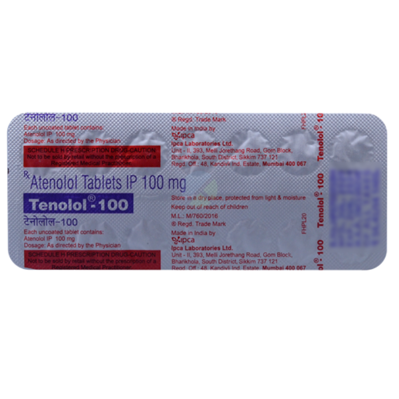 Tenolol 100 Tablet