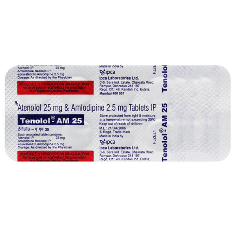 Tenolol AM 25 Tablet