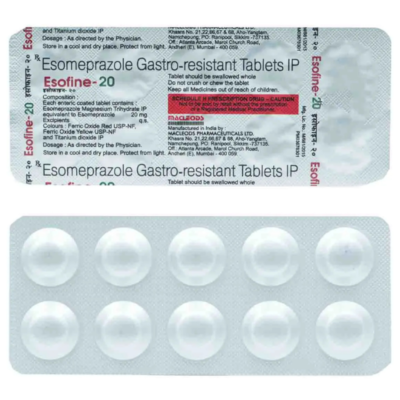 Esofine 20mg Tablet