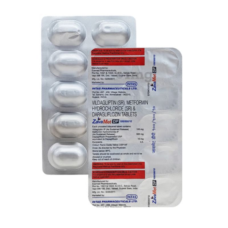 Zavamet DP 10mg/500mg/100mg Tablet