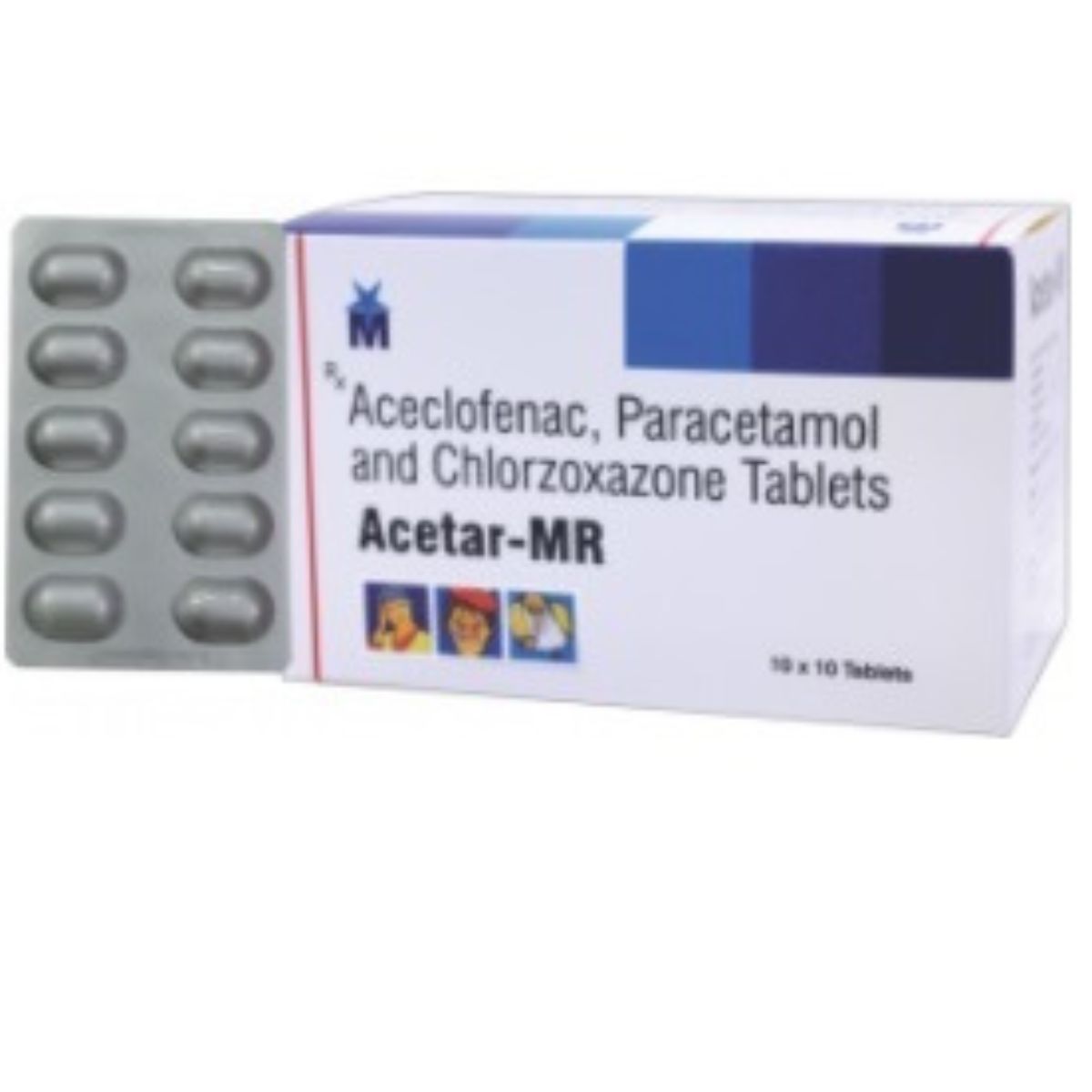 Acetar MR 100/325/250mg Tablet