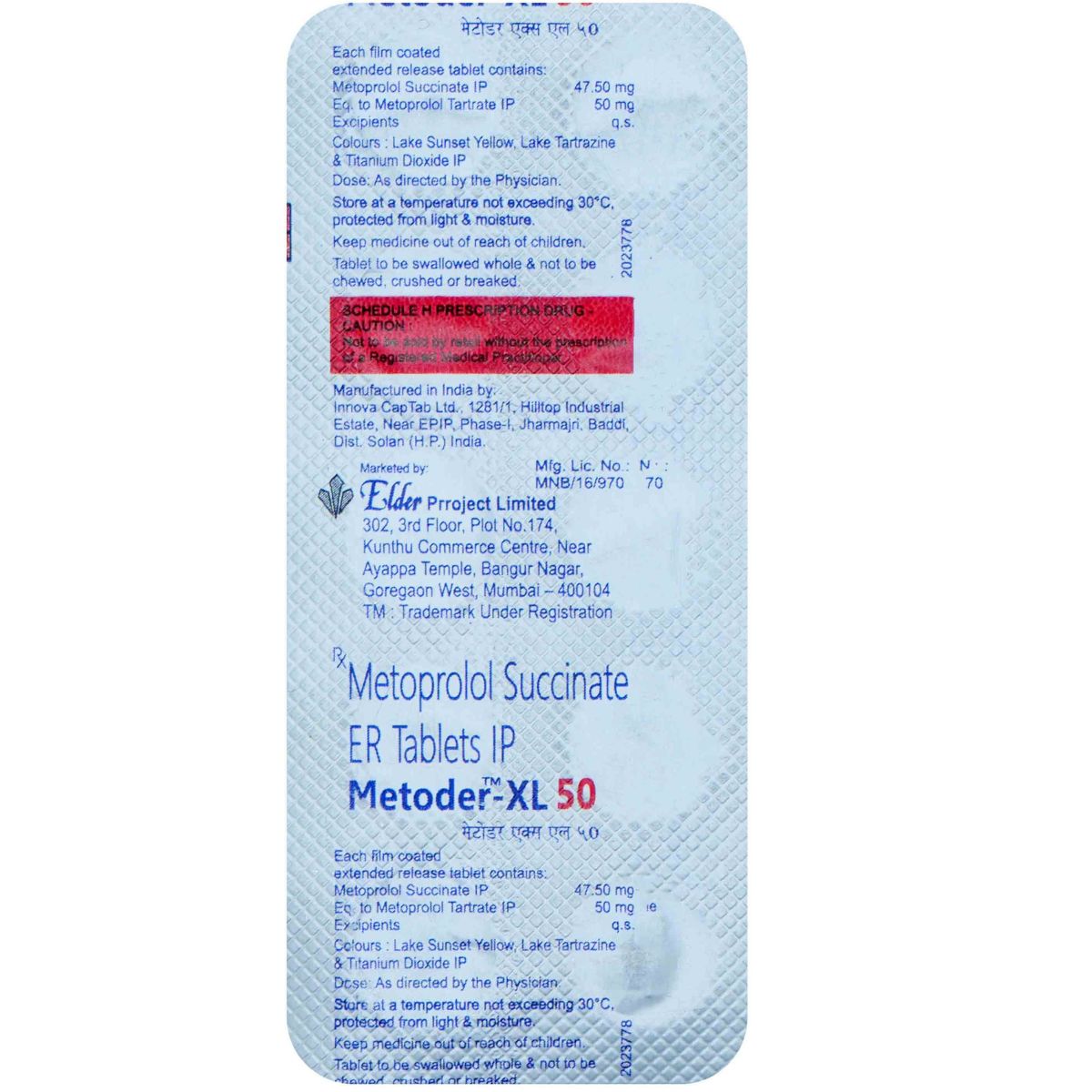 Metoder 50mg XL