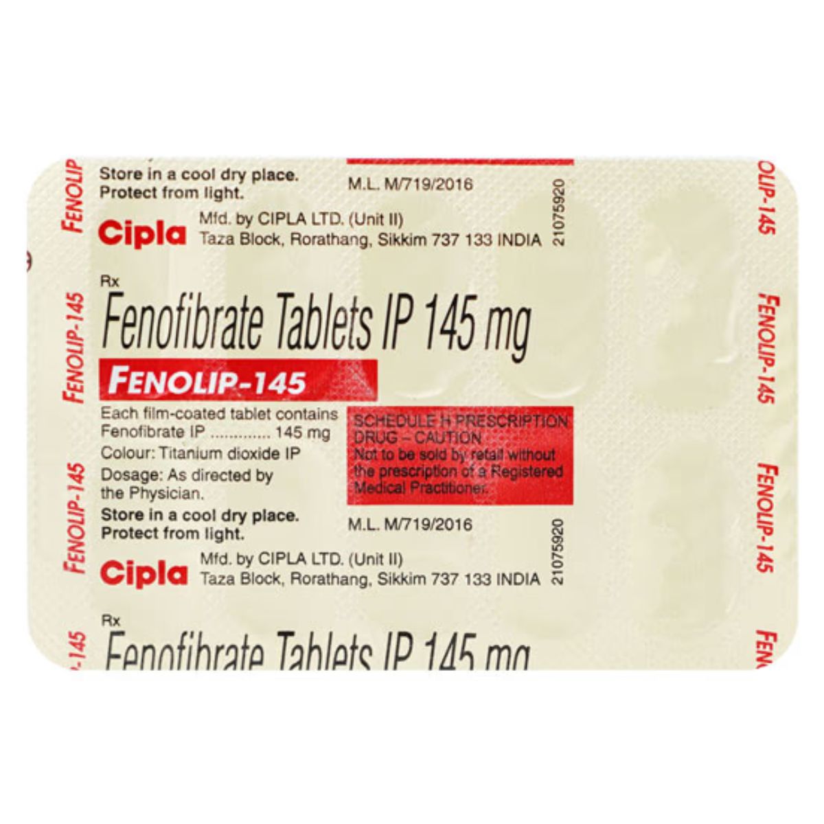 Fenolip 145 Tablet