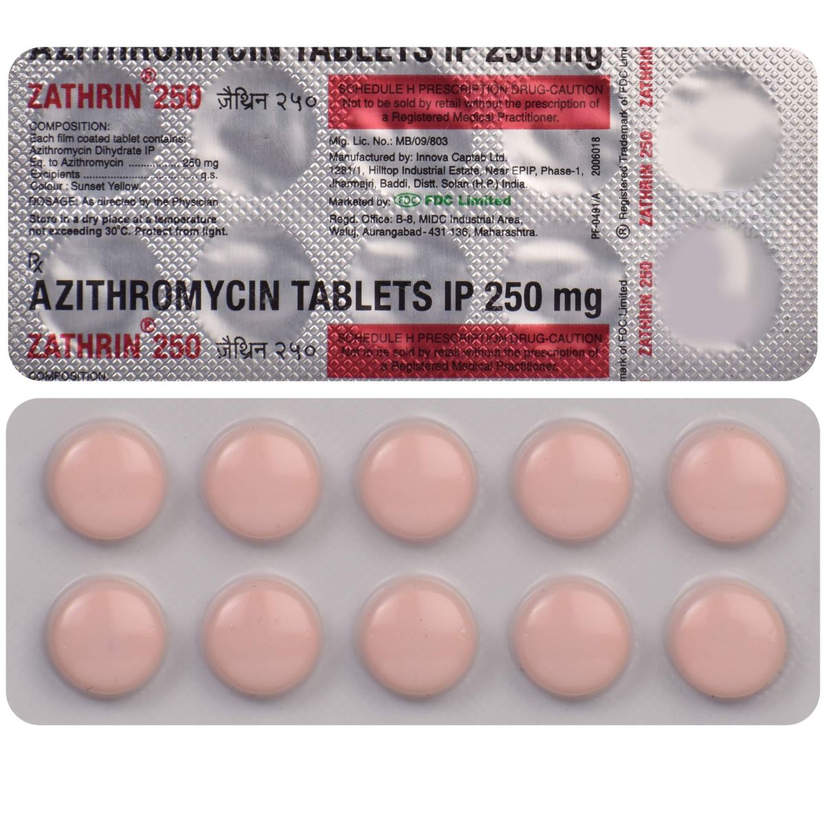 Zathrin 250 Tablet