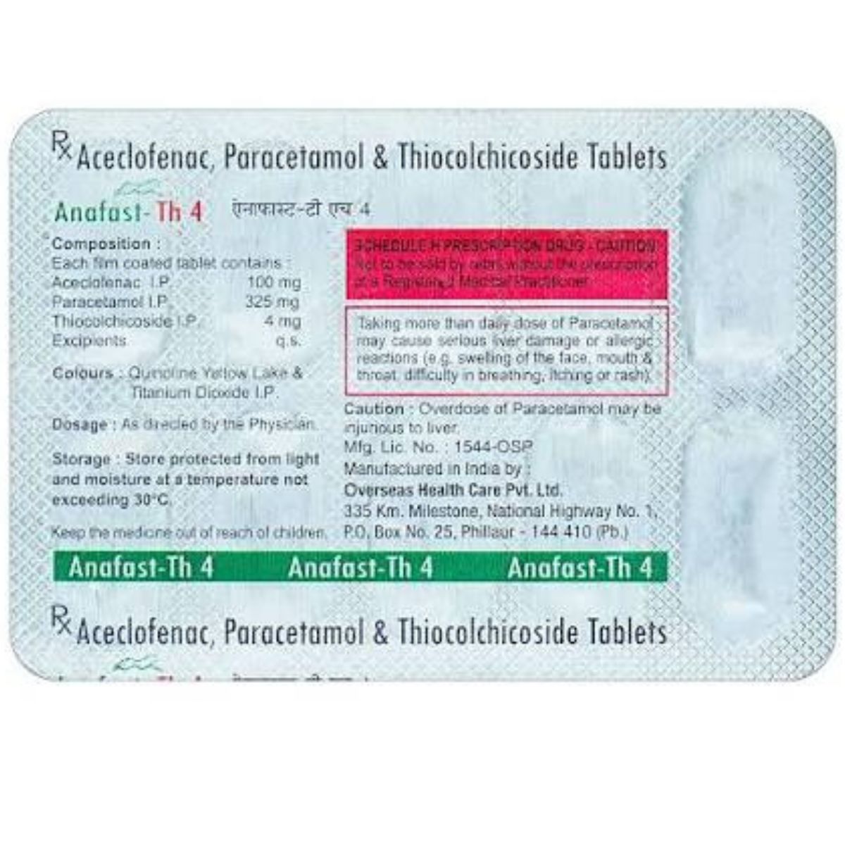 Anafast-Th 4 Tablet