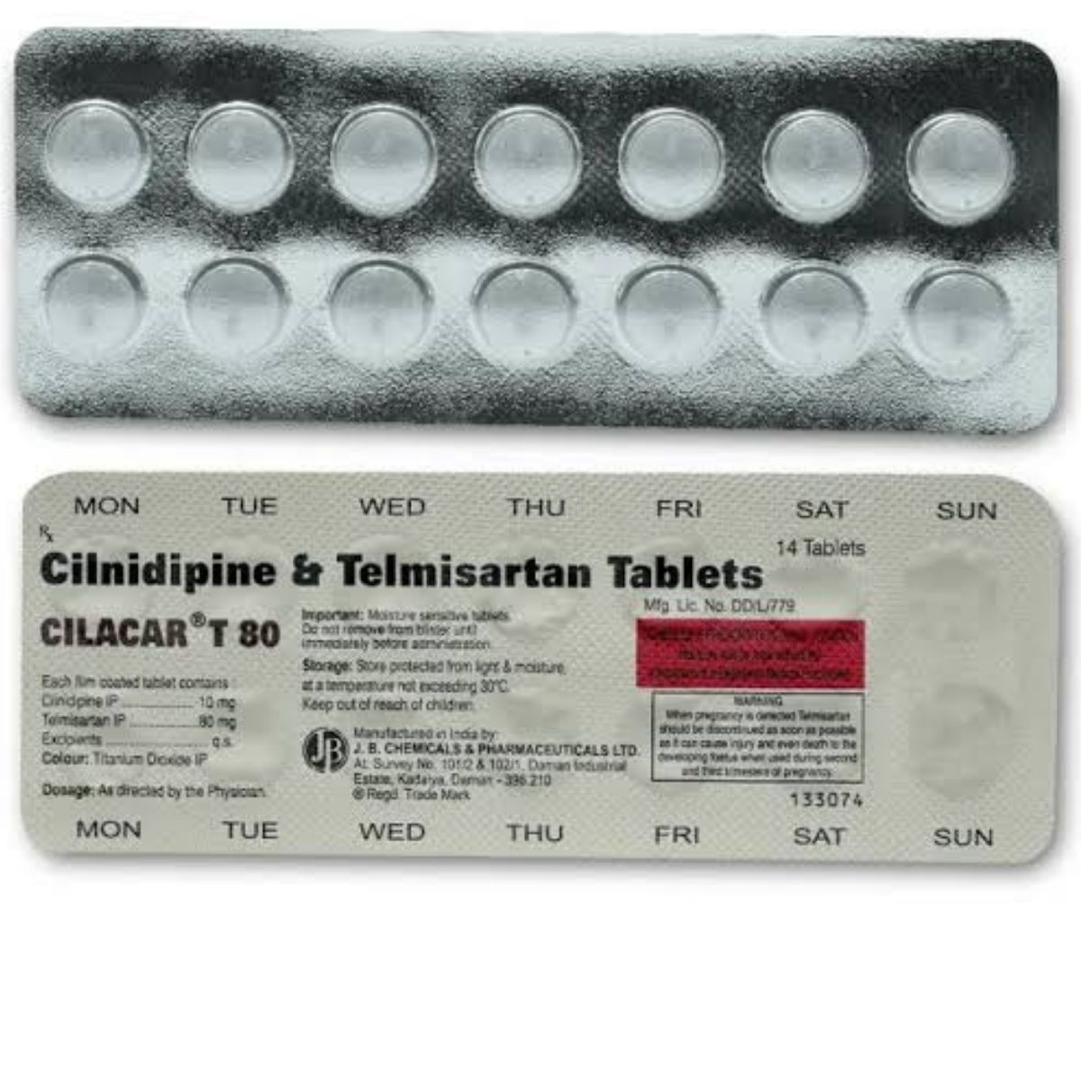 Cilacar T 80 Tablet